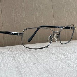 Sergio Tacchini Men Eyeglasses Gunmetal Tone Made in Itay Glasses Frame 56[]18